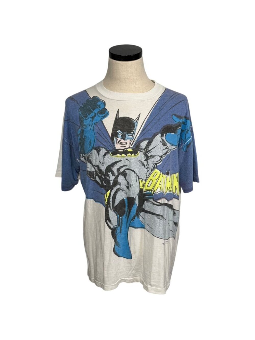 Vintage 1989 Batman All-Over Print Single Stitch Graphic T-Shirt XL